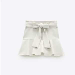 ZARA high waisted skort